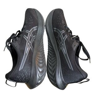 Asics Gel Excite 10 WOMENS SIZE‎ 9 PRE-OWNED 1012B418 Black/White Sneakers/Shoes
